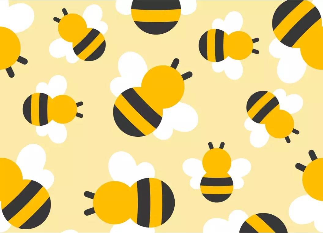 animation of bees