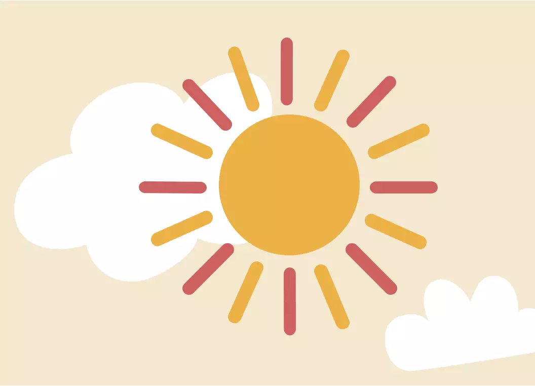 animation of sunshine